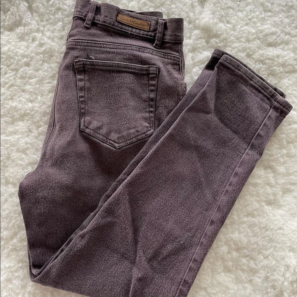 Purple straight cut vintage jeans